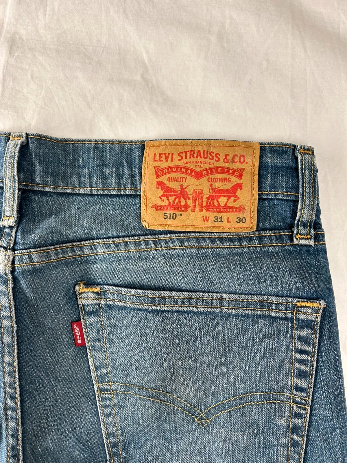 Navy blue Levi's jeans lot 510 w31 l30 – photo 15